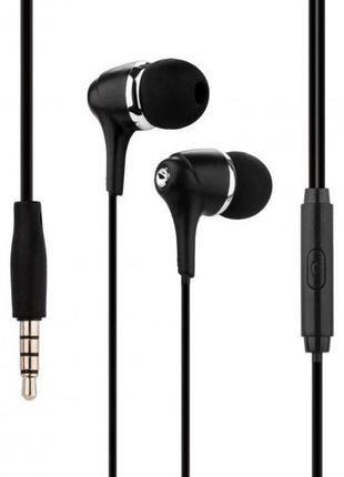 Наушники Hoco M76 Maya universal earphones Black