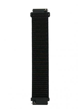 Ремінець Nylon Loop 22 mm для Samsung Watch S3/S4 46mm Black (7)