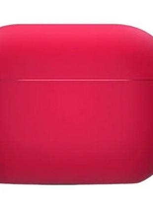 Чехол Silicone Full Case (micrifiber) AirPods 3 Rose Red