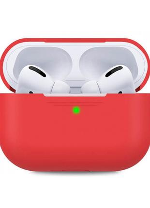 Чехол Silicone Case AirPods Pro Red (1)