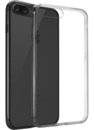 Чехол Silicone Case WS iPhone 7 Plus/8 Plus Прозрачный