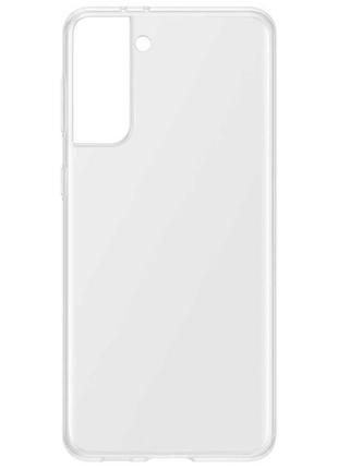 Чехол Silicone Case WS Samsung S21 (G991) Прозрачный
