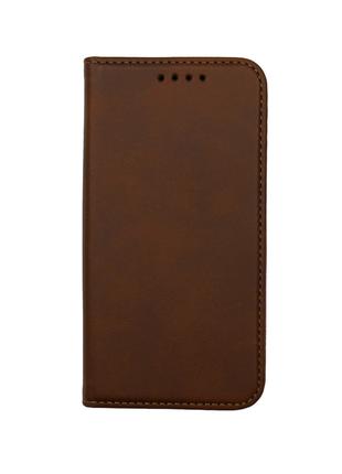 Чехол-книжка Premium Iphone 13 mini Dark Brown