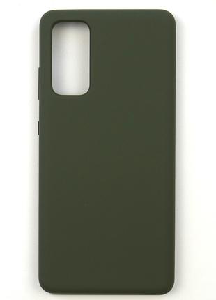 Чехол Jelly Silicone Case Samsung S20 FE Deep Olive (41)