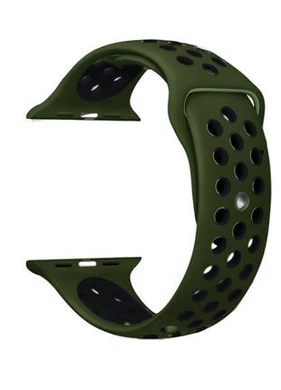 Ремінець Nike Sport Apple Watch 42/44mm Olive Black (30)