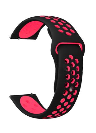 Ремешок Nike Sport Apple Watch 42/44/45 mm Black+Pink (7)