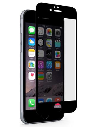 Защитное стекло Matte iPhone 6/6S Black