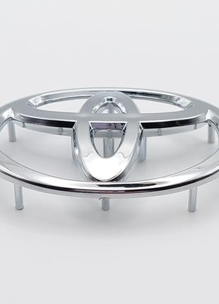 Эмблема руля Toyota (хром) на шпильках, 65х45 мм