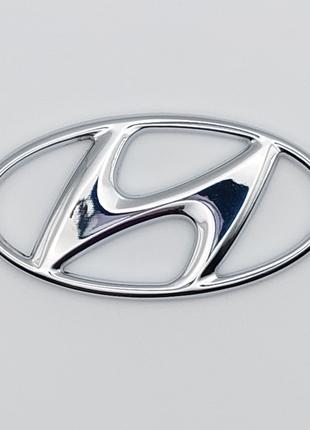 Емблема керма Hyundai (хром), 60х30 мм
