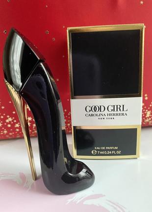 Carolina herrera good girl edp. 7ml миниатюра
