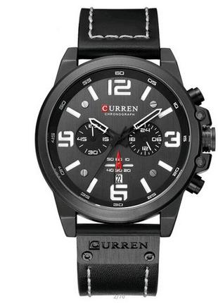 Классические мужские наручные часы Curren 8314 All Black