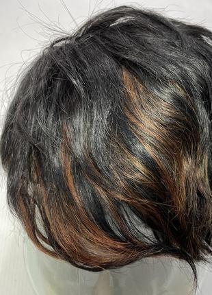 Парик из натуральных волос, new sensorial, размер 52-56. новый!