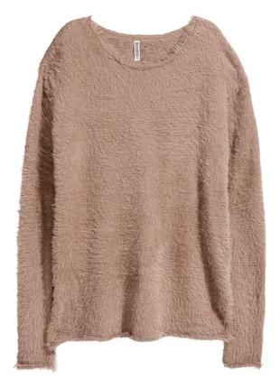 Джемпер, светр жіночий h&m 0532877 s, м темно-бежевий