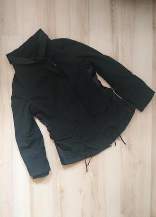 Женская черная демисезонная куртка, курточка