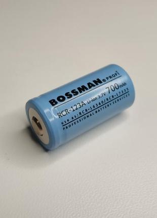 Аккумулятор BOSSMAN PROFI Li-Ion CRC-123A/16340 3,7V 700mAh, в...