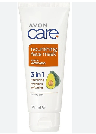 Увлажняющая маска для лица с маслом авокадо 3 в 1
avon care no...