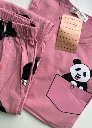Детская пижамка розового цвета турецкого производителя misenza...