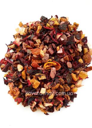 Фруктовий чай Папайя з вершками 250г - фруктова суміш