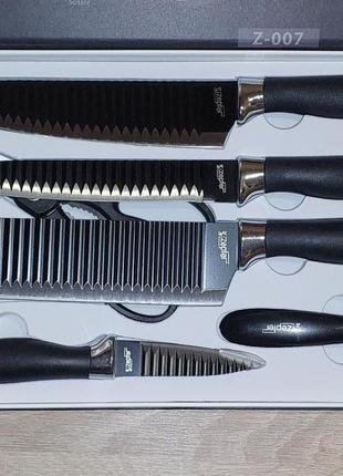 Набір кухонних ножів Zepter black 6 предметів