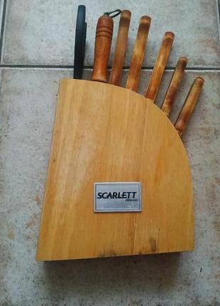 Набор кухонных ножей scarlett tefal vinzer tramontina berghoff