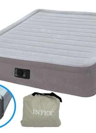 Надувная двуспальная кровать Intex 67770 Comfort (152-203-33 с...