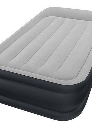 Надувной матрас кровать со встроенным электронасосом Intex 64132