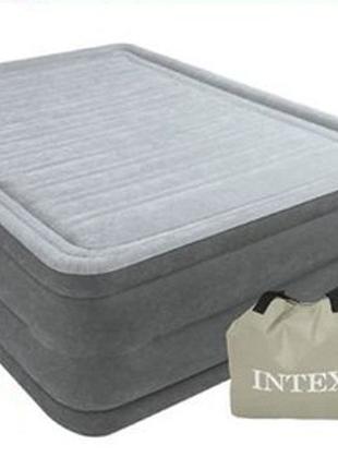 Надувная двуспальная кровать Intex 64418 со встроенным электро...