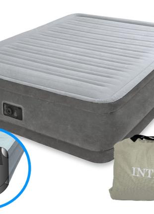 Надувная двуспальная кровать Intex 64414 со встроенным электро...