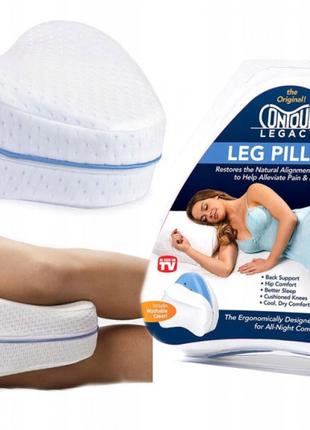 Подушка ортопедическая для ног CONTOUR LEG PILLOW Белый