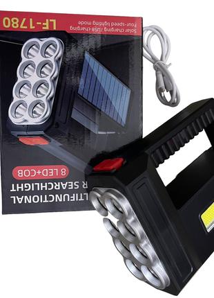 Фонарик ручной аккумуляторный на солнечной батарее Solar Energ...