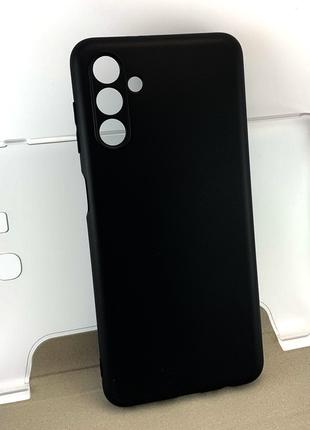 Чехол на Samsung A04S, A047 накладка бампер SMTT матовый черный