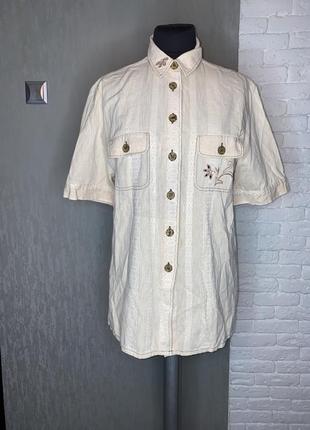 Винтажная блуза блузка рубашка julius lang, l/xl