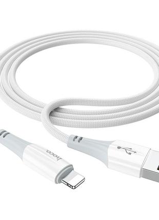 Кабель Hoco X70 Ferry charging data cable Lightning White