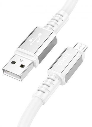 Кабель Hoco X85 Micro Strength charging data cable White