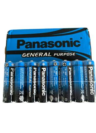 Батарейки пальчиковые PANASONIC АА (R6) -8шт/уп