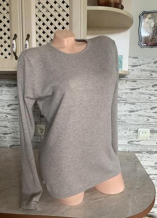 Кашеміровий светр світло-кавового кольору