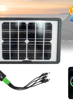 Солнечная панель для зарядки телефона с USB CcLamp CL-680 8W 6...