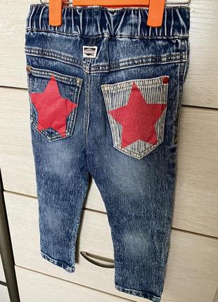 12-18 стилтные джинсы со звездами next