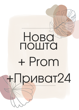 Нова пошта + Prom + Приват24 з BAS / 1C