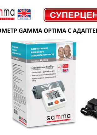 Тонометр Gamma Optima + адаптер Автоматический тонометр Гамма ...