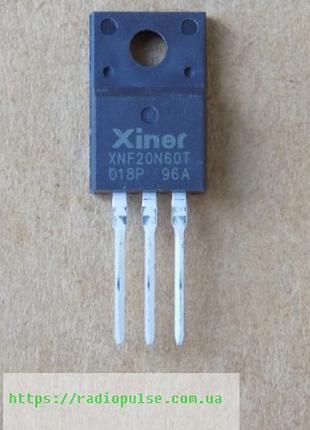 IGBT-транзистор XNF20N60T оригинал, TO220F