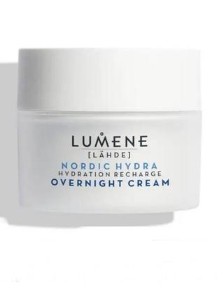 Ночной увлажняющий крем для лица lumene nordic hydra overnight...