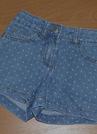 Стильные джинсовые шорты для девочки mini boden (6 лет)
