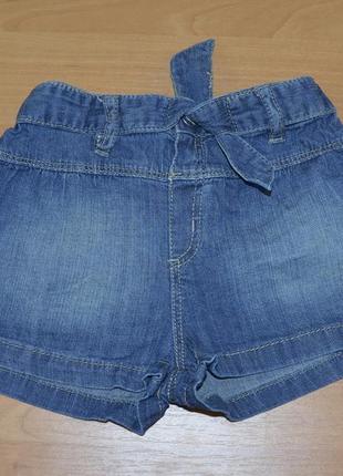 Шортики джинсовые для девочки young dimension (1,5-2 года)