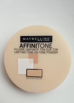 Maybelline affinitone powder компактная пудра для лица