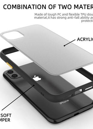 Стильный противоударный защитный силиконовый чехол для iPhone 12