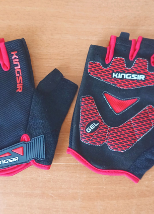 Велоперчатки "Kingsir" перчатки для фитнеса, бодибилдинга XL, 2XL