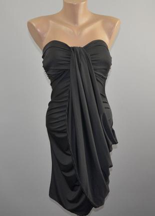 Красивое, чёрное платье kikiriki (m)