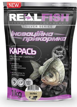 Прикормка REALFISH Карась Халва 1000г (210300)