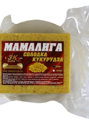 Мамалыга 3KBaits сладкая кукуруза 500г (3к00503)